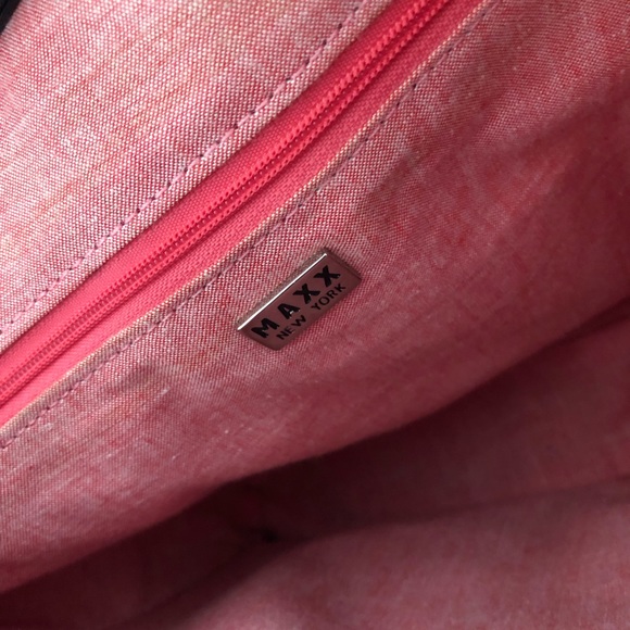 MEXX NY Cow Print Fur with Leather Trim Tote - Picture 6 of 8